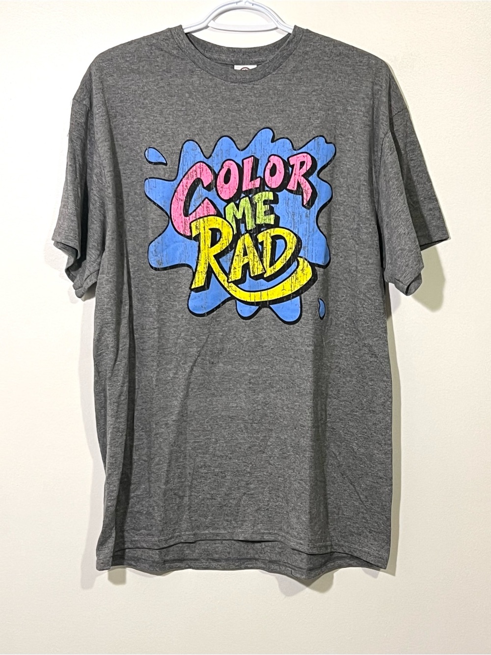 Vintage Color Me Rad Hippie Art T-Shirt - Size Large Unisex